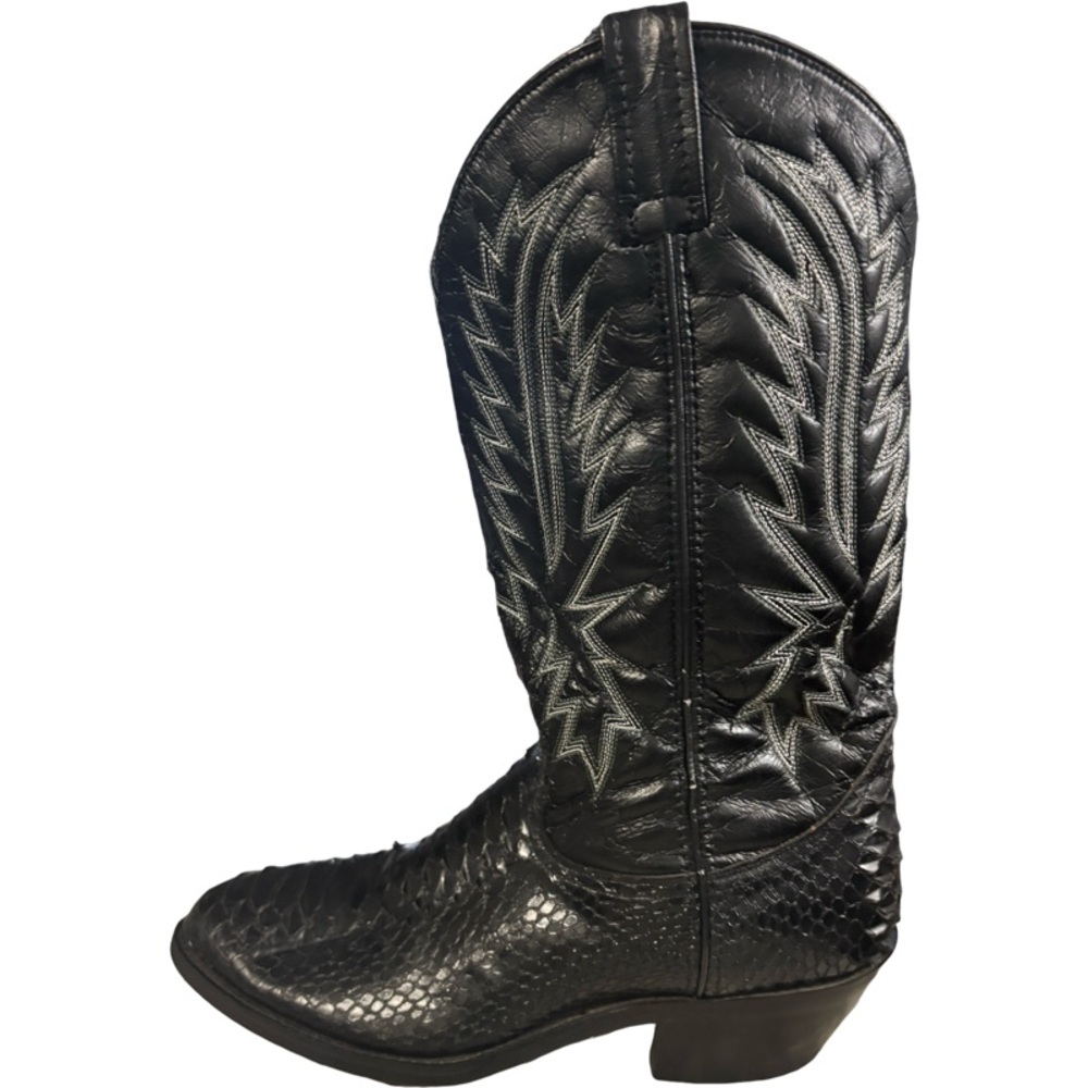 Laredo Cowtown Back Cut Python Cowboy Country Wes… - image 2